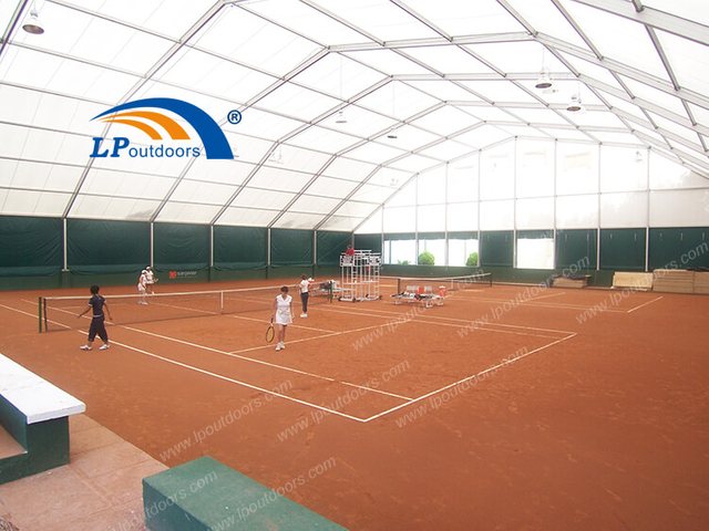  Tente de sports de polygone de cadre en aluminium de bâtiment provisoire pour le court de tennis extérieur