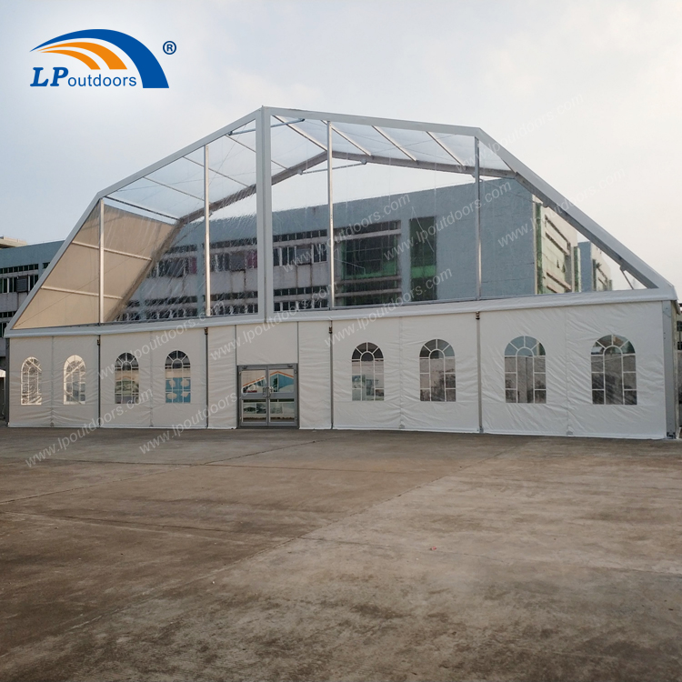 Bâtiment de fête temporaire de tente de polygone de luxe pour l'événement Haji 