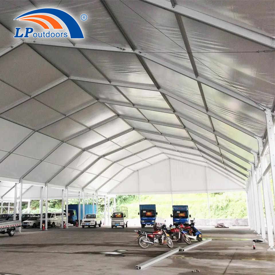 Structure en tissu de construction temporaire, grande tente de toit en polygone, tentes d'exposition pour divertissement, conférence de presse
