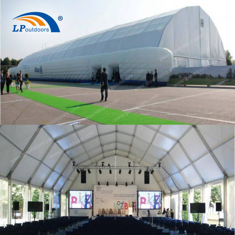 Tente de fête polygonale étanche en aluminium extrudé à haute pression pour événement de conférence d'affaires en plein air (1)