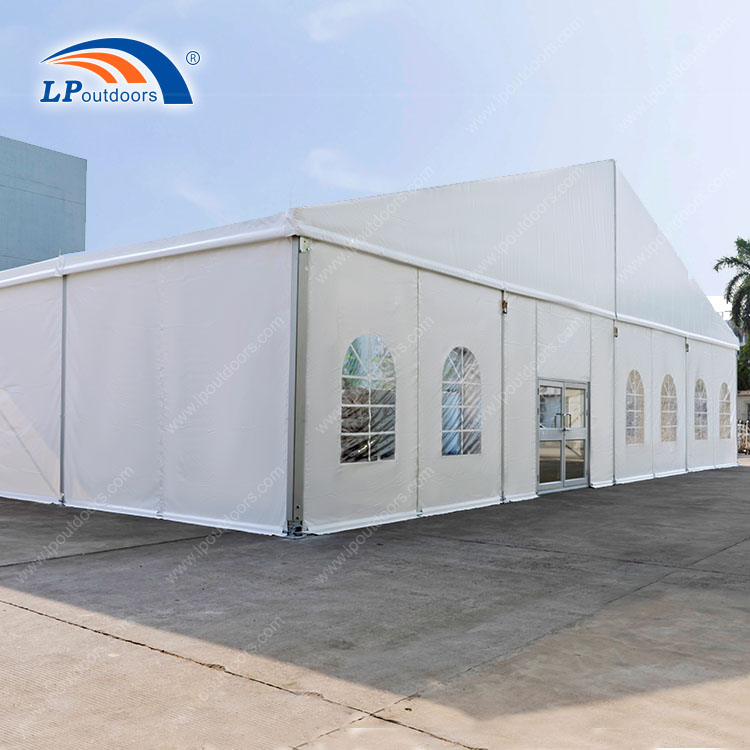 Grande tente de fête de cadre en aluminium de structure temporaire de 20m pour l'événement extérieur de salon commercial